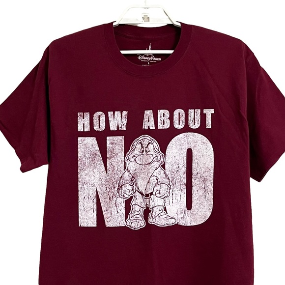 Disney Parks Grumpy How About No TShirt - Picture 2 of 5